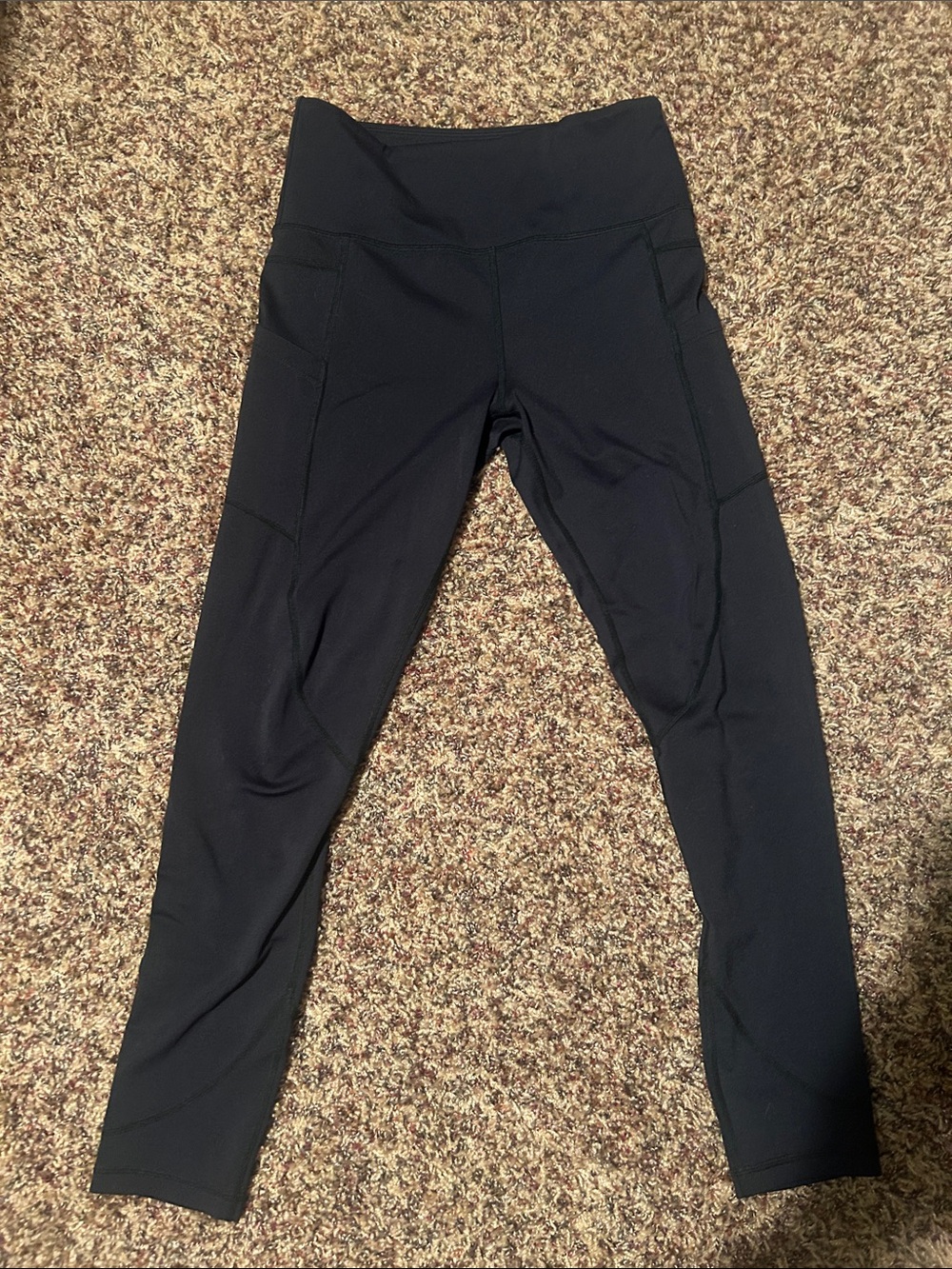 Women's High-Waist Black Pocket Light N Tights
